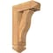 Ekena Millwork Funston Arts and Crafts Smooth Bracket w/ Offset Brace, Western Red Cedar, 5 1/2"W x 14"D x 22"H BKT0604X14X22FST03SWR - alternate 1